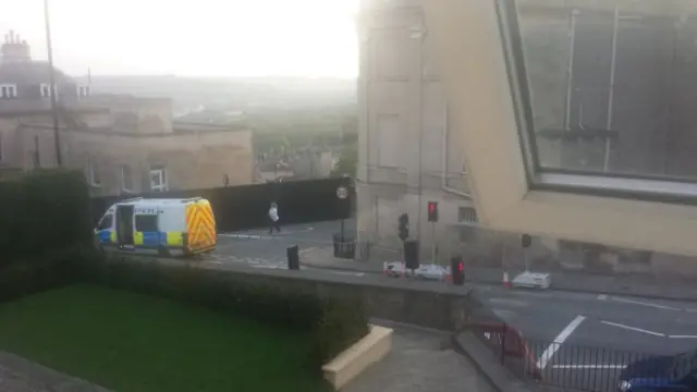 Scene of the WW2 bomb in Bath