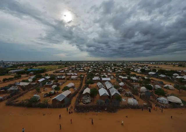 Dadaab camp in north-eastern Kenya