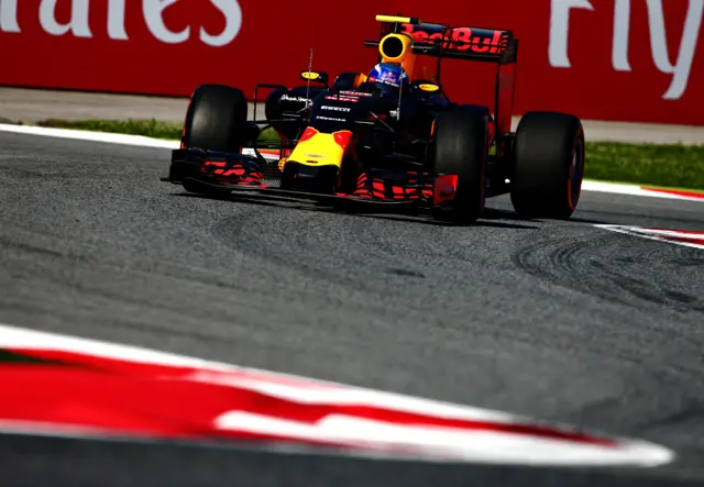 Max Verstappen driving