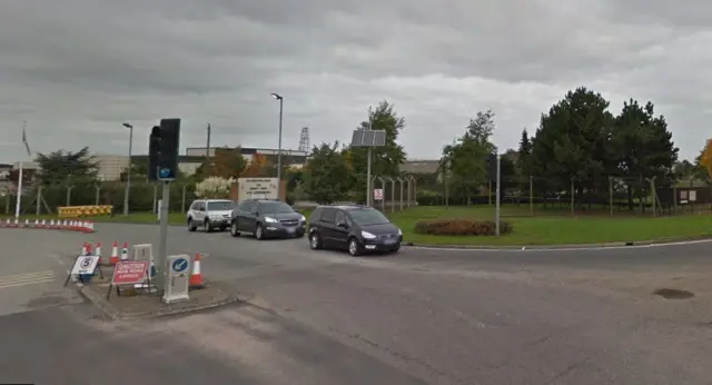 Entrance to RAF Lakenheath