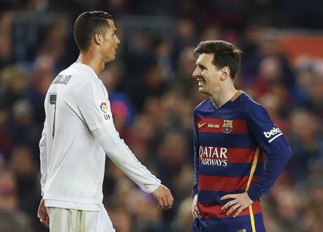 Cristiano Ronaldo and Lionel Messi