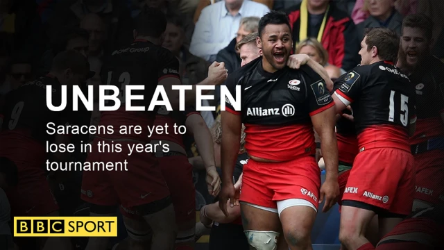 saracens are unbeaten in this year's competition