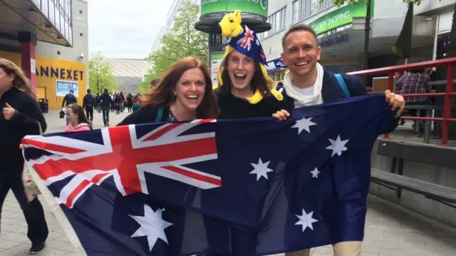 Margie Crouch, Reanna Craig and Adam Herd