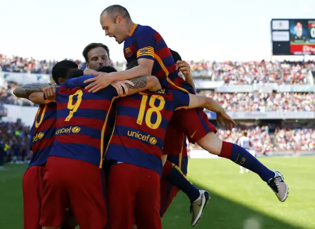 Barcelona celebrate