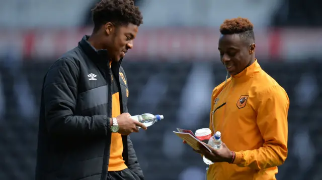 Hull's Chuba Akpom and Moses Odubajo