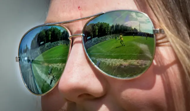 Sunglasses are the order of the day at Brewster Park