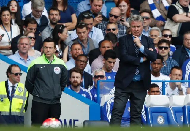 Chelsea manager Guus Hiddink had seen enough