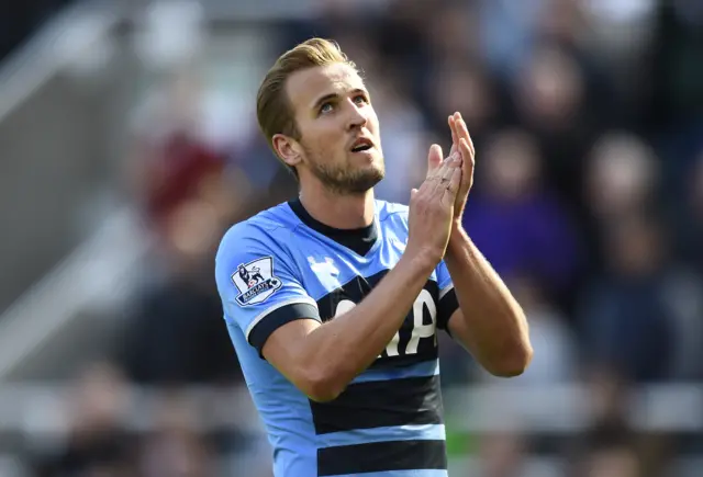 Harry Kane thanks the Spurs fans