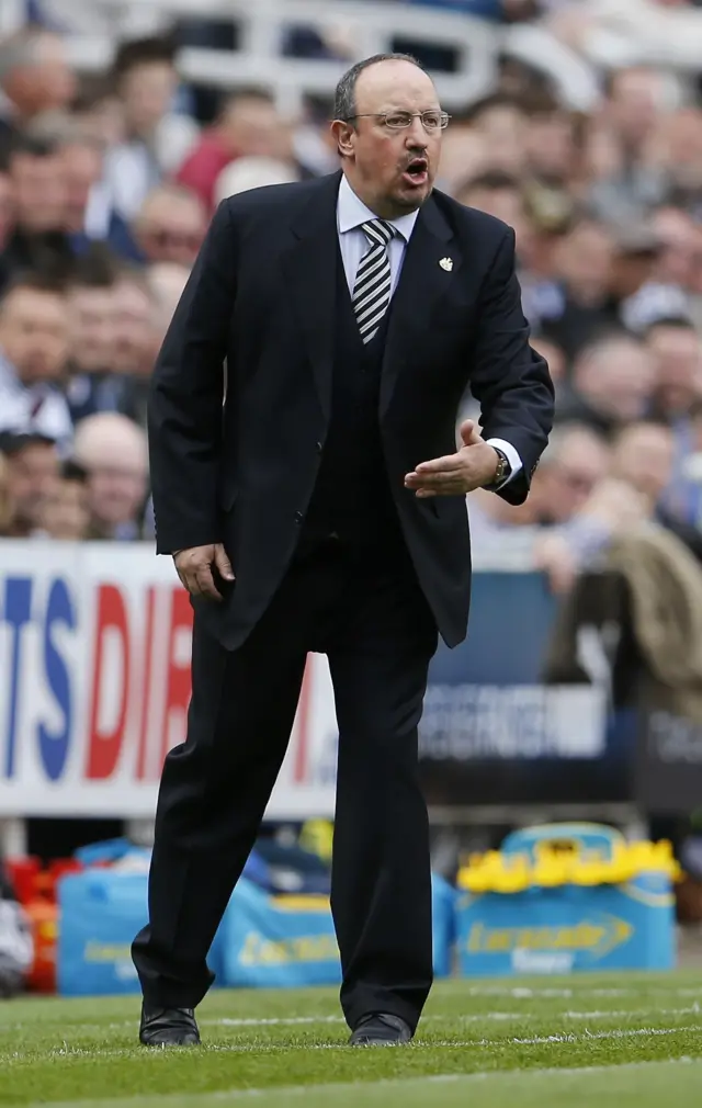 Newcastle manager Rafael Benitez