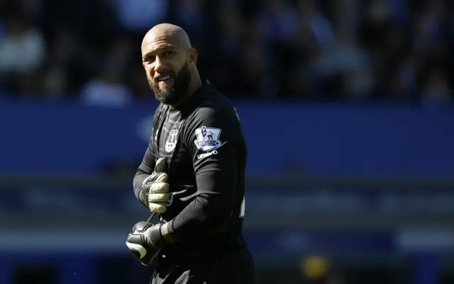 Tim Howard of Everton