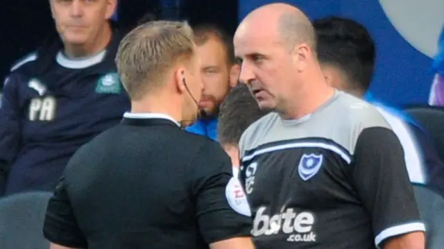 Paul Cook is sent to the stands