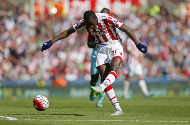 Gianni Imbula equalises for Stoke