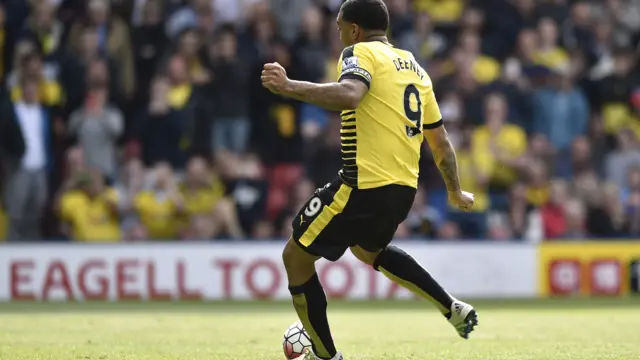 Troy Deeney scores