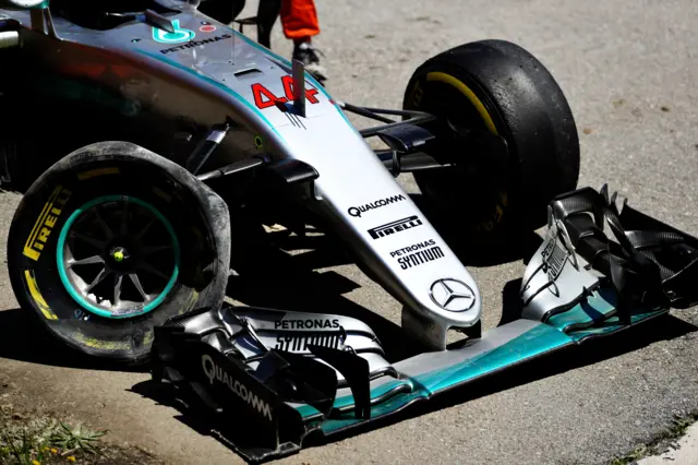 Lewis Hamilton's car