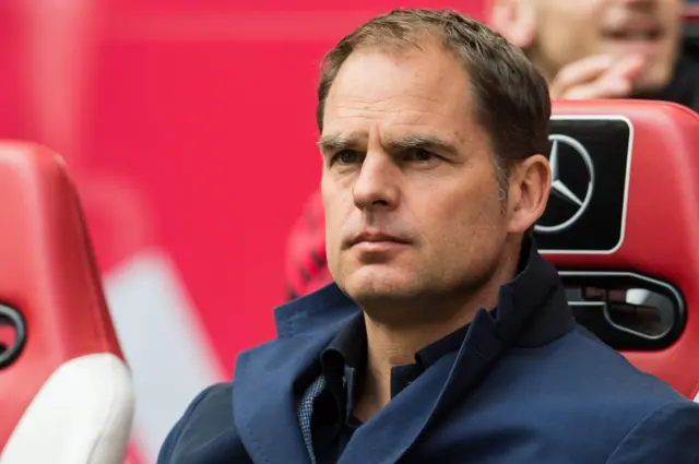 Ajax boss Frank de Boer has been linked with Everton