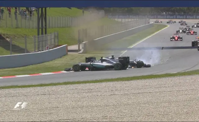 Hamilton and Rosberg