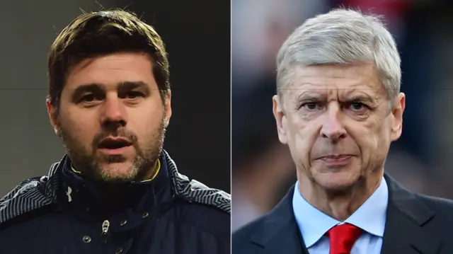 Mauricio Pochettino (left), Arsene Wenger