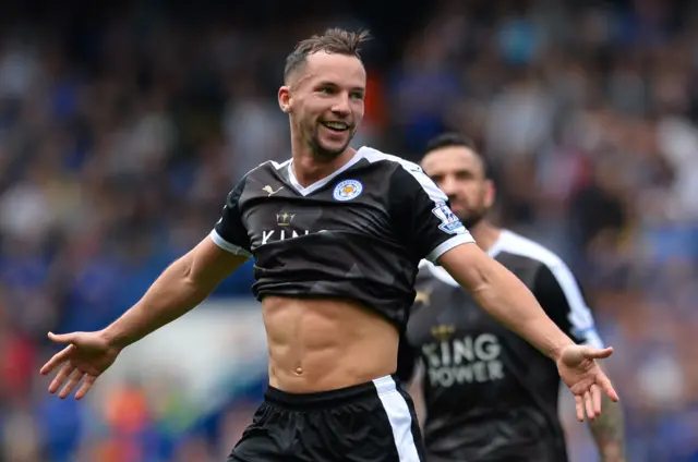 Danny Drinkwater celebrates scoring a wonderful opener