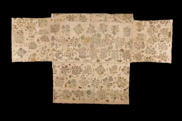 Altar cloth from St Faith’s Church in Bacton