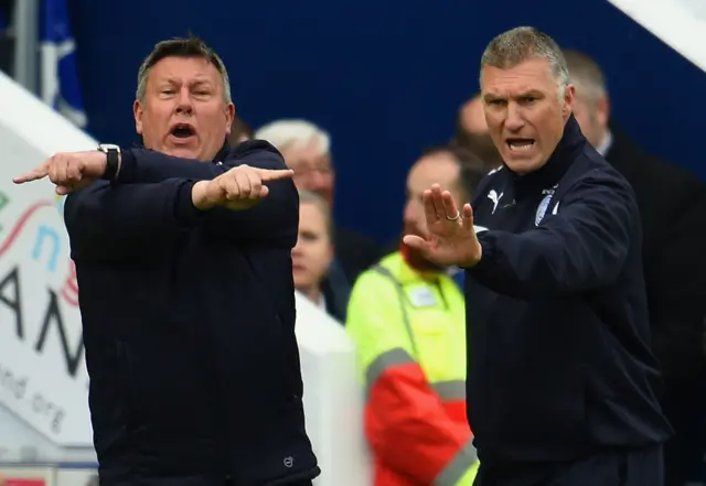 Craig Shakespeare and Nigel Pearson