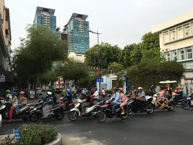 Mopeds in Vietnam