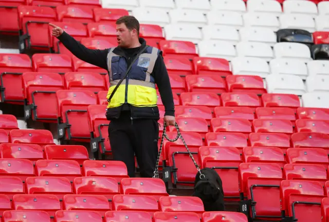 Old Trafford steward