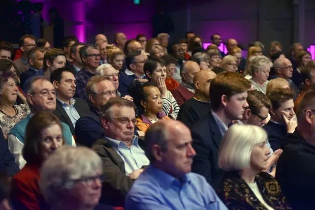 Studio audience in London