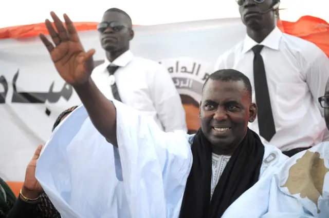 Mauritania opposition politician, presidential candidate, and anti-slavery activist Biram Dah Abeid