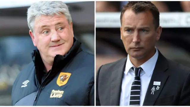 Steve Bruce (left) & Darren Wassall