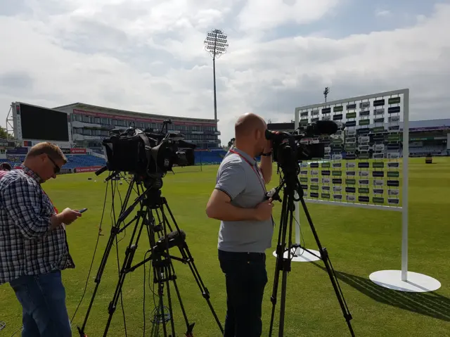 Media at Headingley