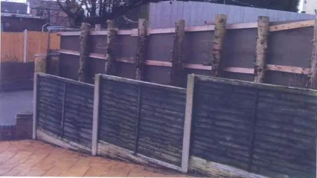 The eyesore fence in Hednesford