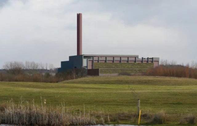 Artist impression of how the incinerator will look