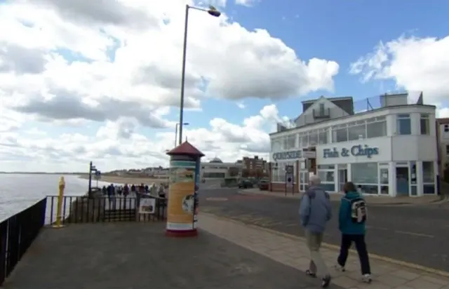 Bridlington sea front