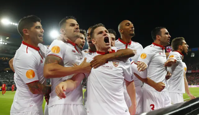 Sevilla celebrate