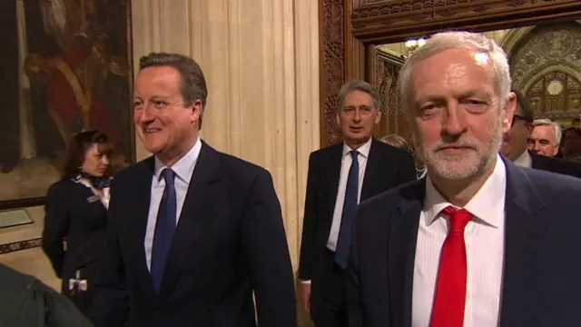 David Cameron and Jeremy Corbyn