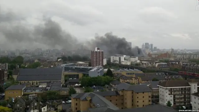 Wapping fire