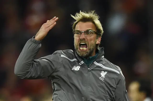 Jurgen Klopp reacts