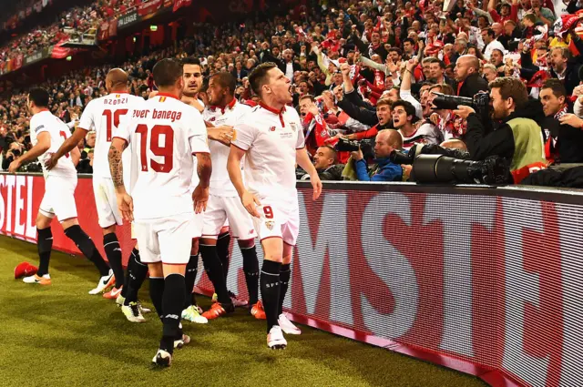 Sevilla celebrate