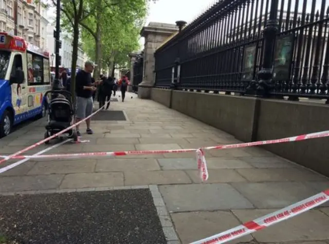 Police cordon around British Museum