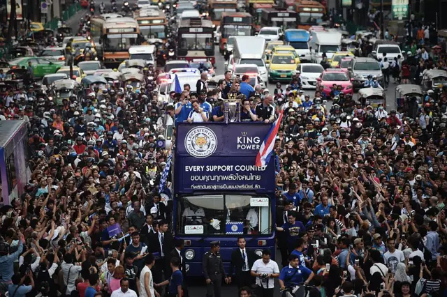 Bus parade