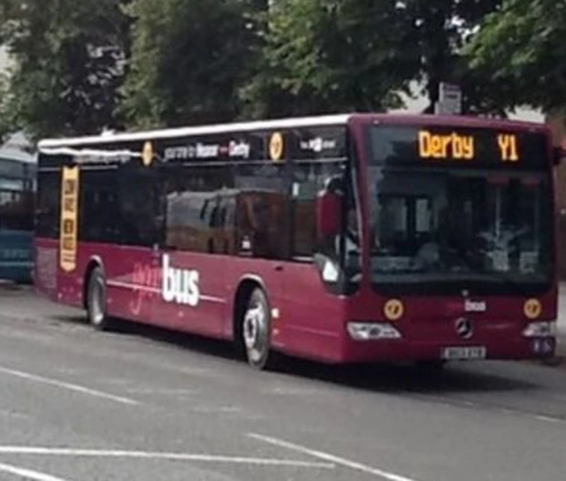 Trent Barton bus in Derby