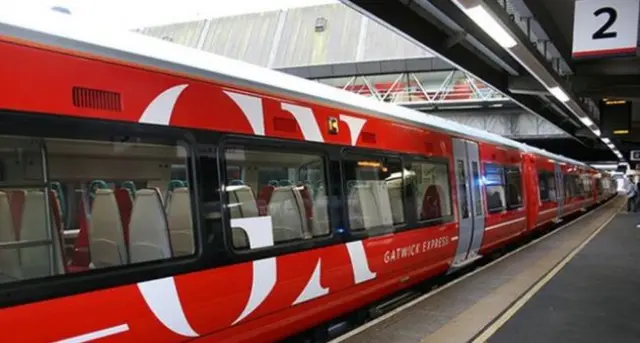 Gatwick Express train