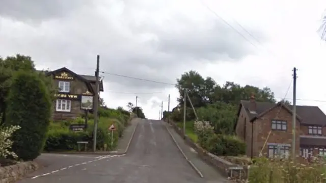 Part of Killer Mile route in Mow Cop