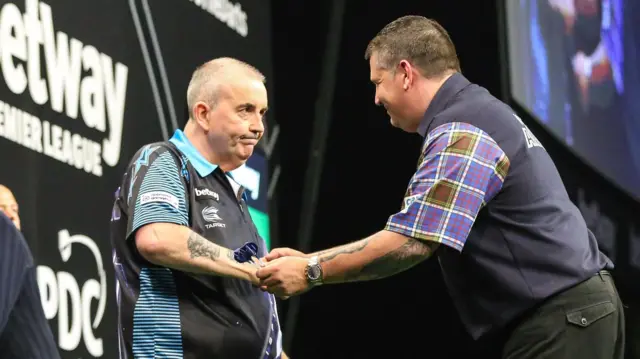 Phil Taylor and Gary Anderson