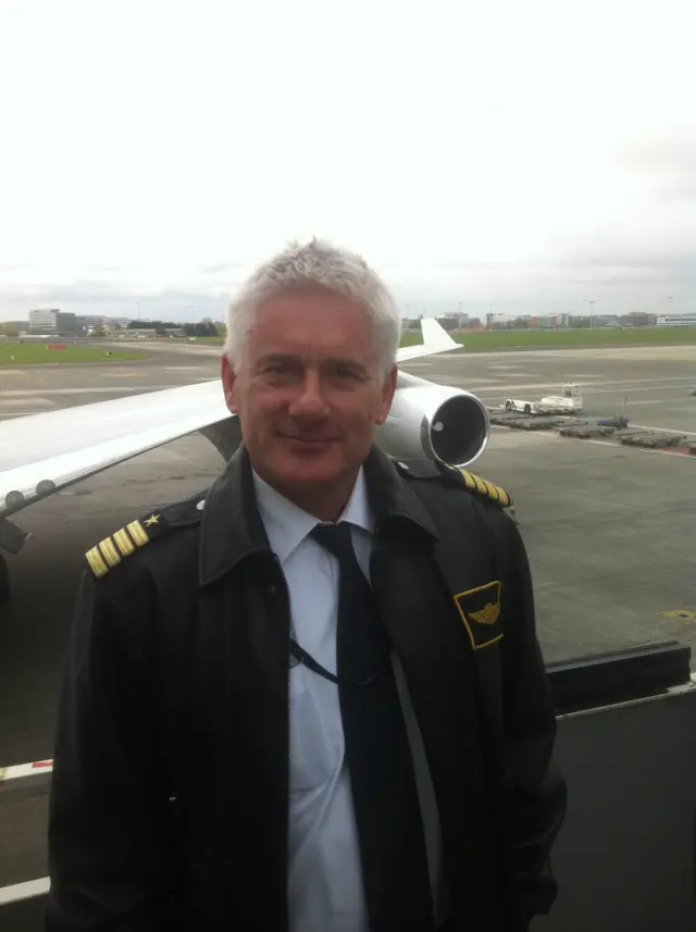 British pilot Alan Carter