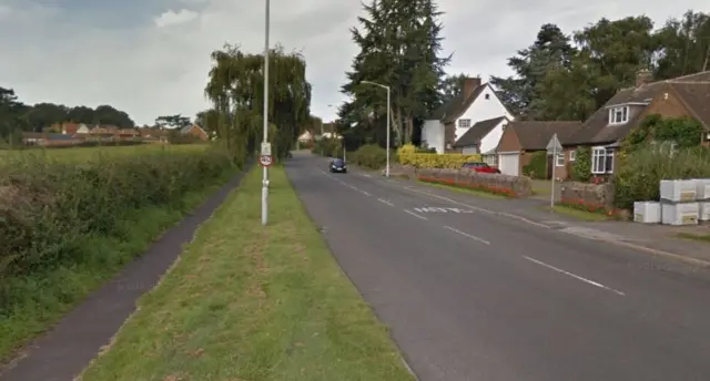 Nanpantan Road in Loughborough