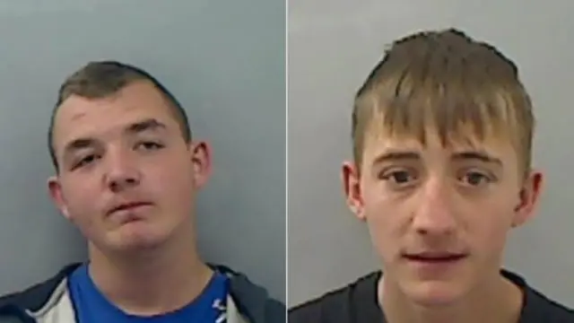 Kearan Terry Davis (left) and Kieran Harry Davis (right)