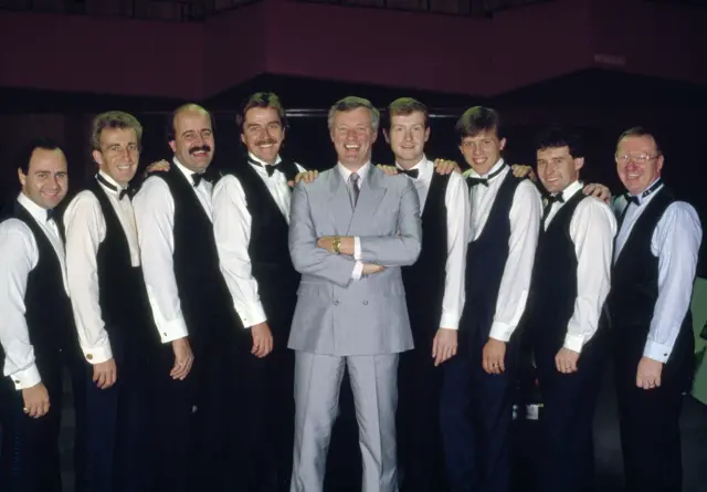 Barry Hearn and his matchroom players