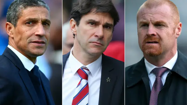 Chris Hughton, Aitor Karanka, Sean Dyche