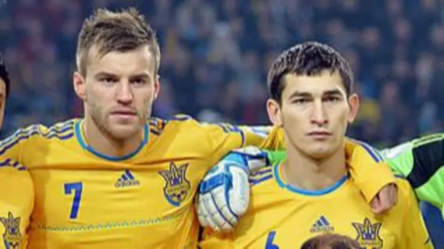 Andriy Yarmolenko and Taras Stepanenko